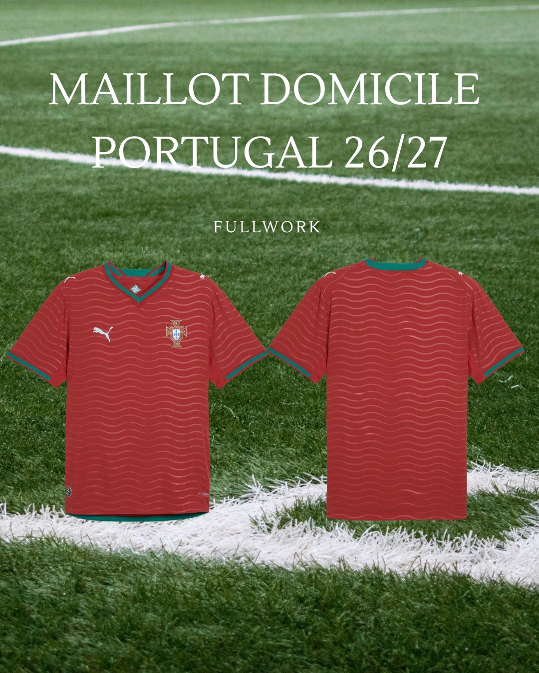 Maillot Football Equipe Du Portugal Domicile – Coupe du monde 2026/2027 | Homme